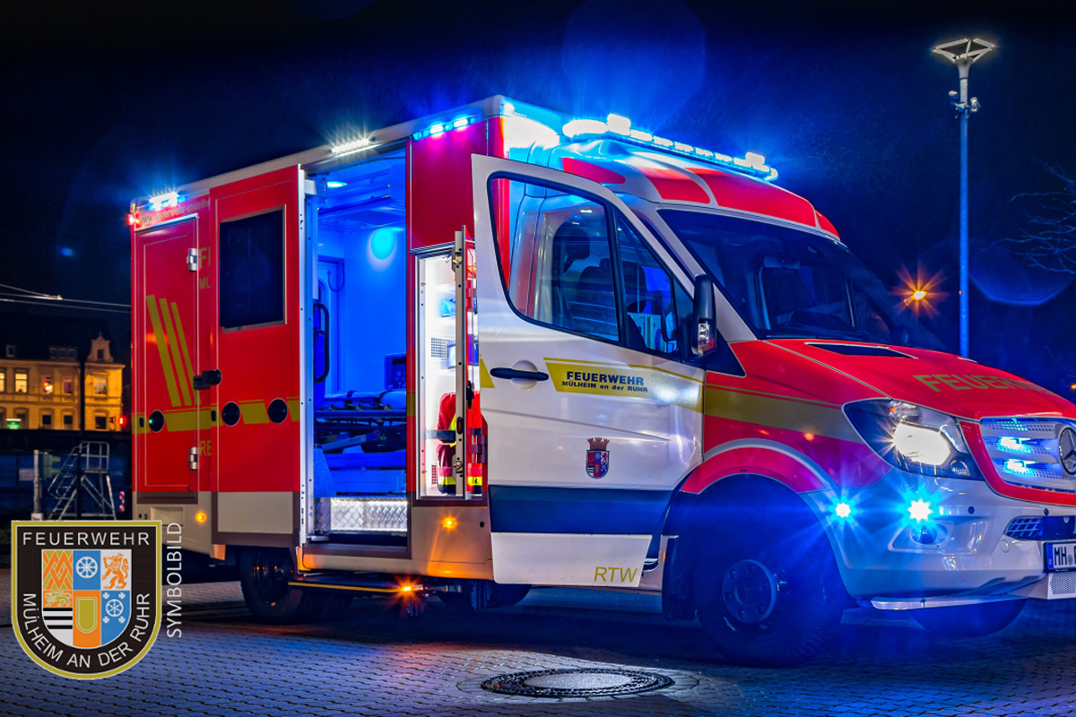 Mülheim an der Ruhr – Mann stiehlt Rettungswagen und flüchtet