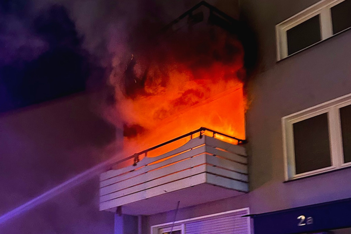 Recklinghausen – Schwerverletzter bei Brand in Wohnung