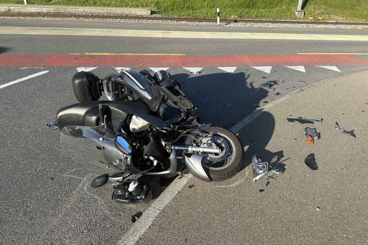Gais/Trogen AR - Zwei Unfälle mit Rollerfahrern 