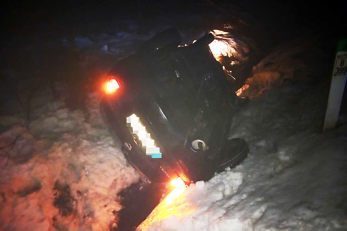 Simmerath - PKW gerät ins Rutschen