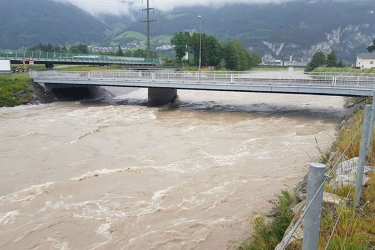 Unwetter im Kanton Uri  - Reusshochwasser bedroht die Bevölkerung