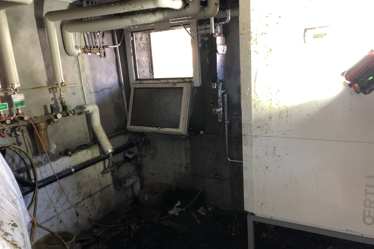 Untereggen SG – Brand in Heizungsraum