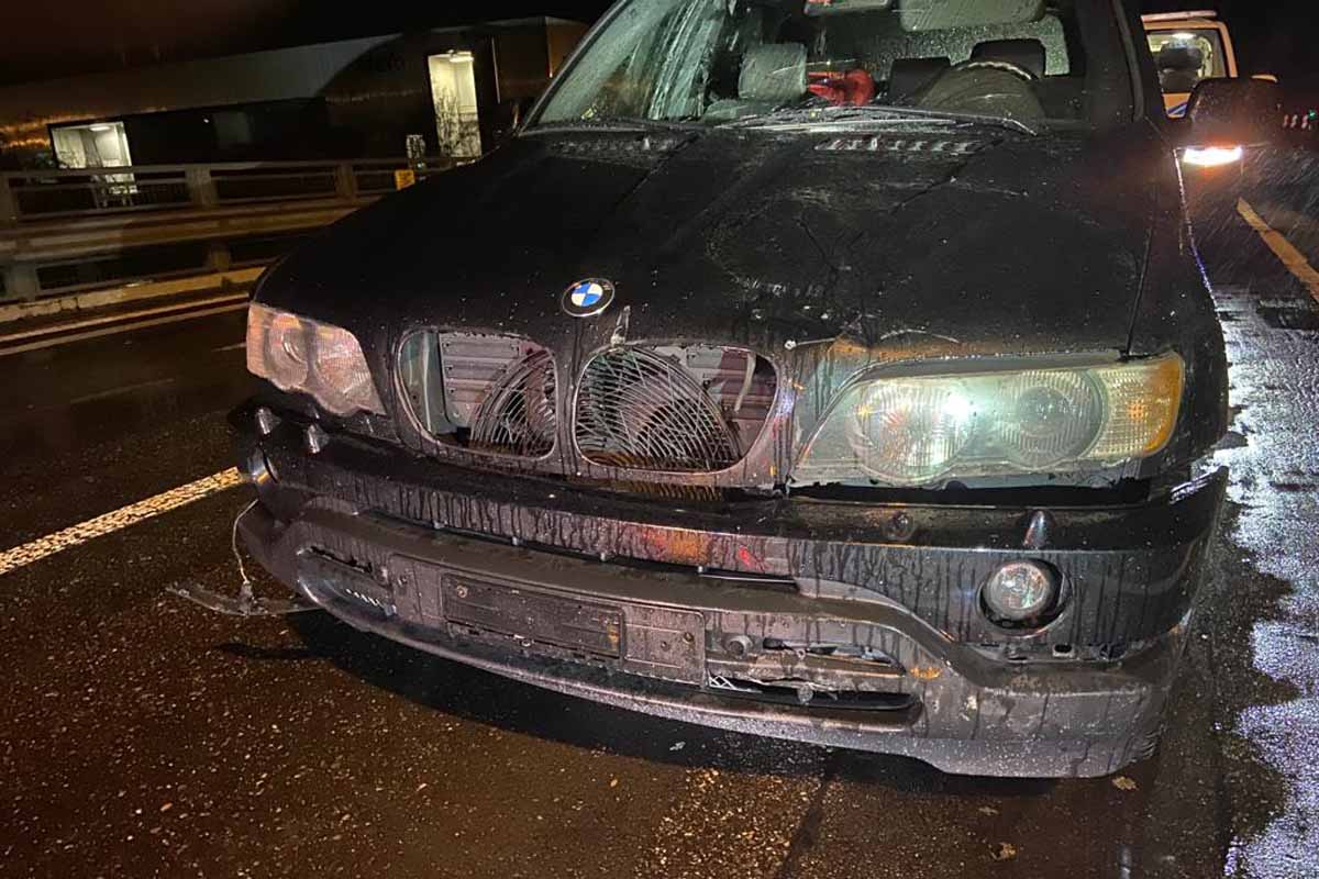 Lenzburg AG - Unfall gebaut und abgehauen