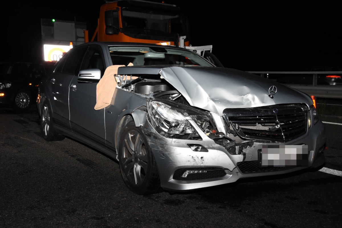  Gossau SG - Auffahrunfall auf der Autobahn – Unfalllenker war alkoholisiert