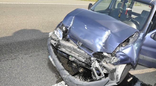 Auffahrunfall mit drei Autos auf der A1 bei Niederbipp