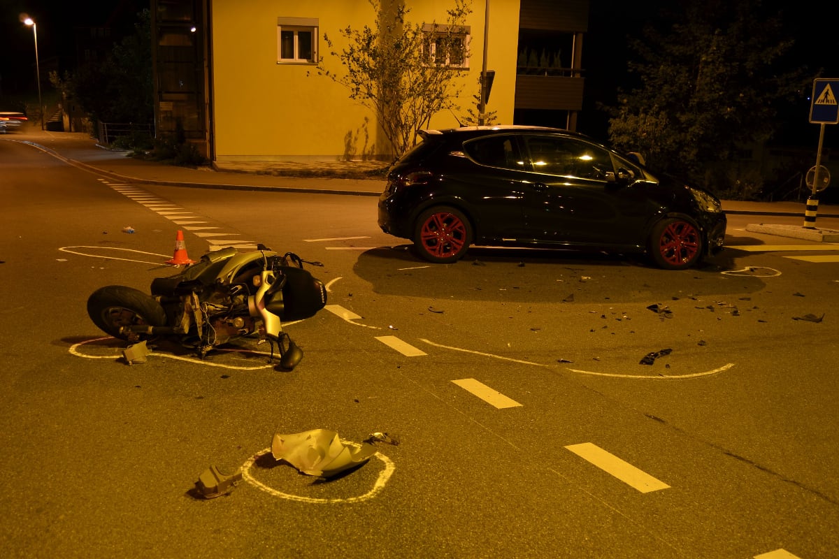 Rollerfahrerin bei VU in Heiden verletzt