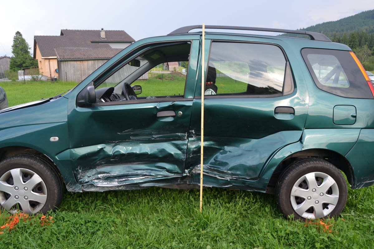 Gais AR - Kollision mit abbiegendem Auto