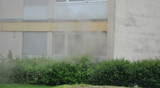 Rauchwolke in Grenchen - Feuerwehr gefordert