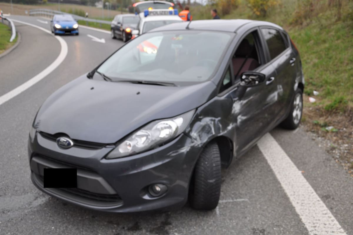 Selbstunfall in der Autobahneinfahrt Solothurn Süd
