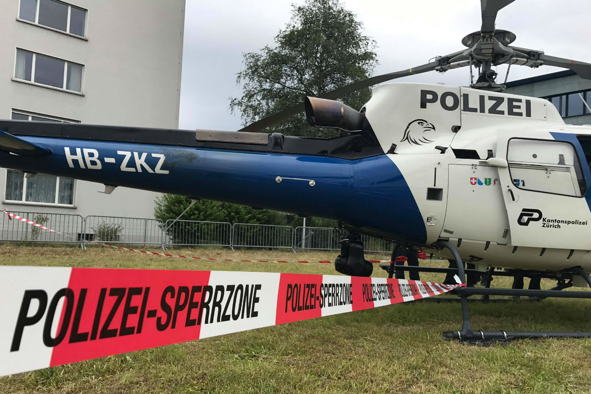 Grosse Suchaktion in Entlisberg ZH - Nach vermisstem Mann wurde im Bereich Entlisbergwald gesucht