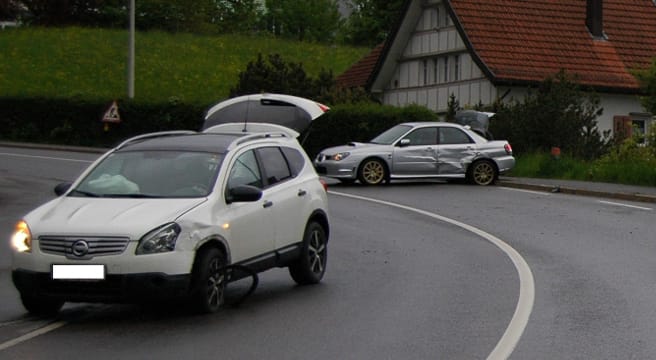 Verkehrsunfall in Wolfhalden