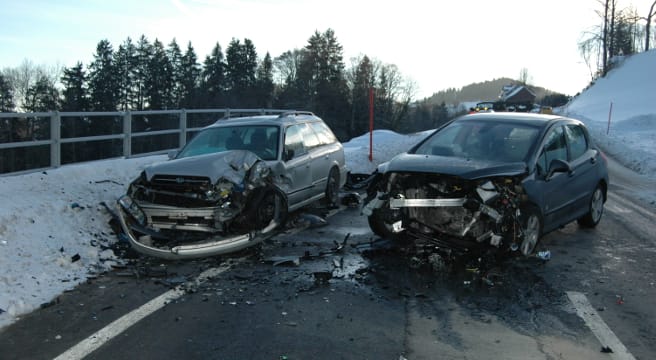 Heftiger Frontalcrash in Herisau