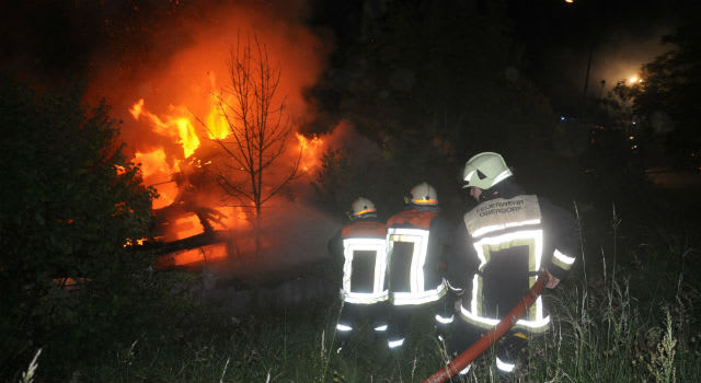 Alte Werkstatt in Oberdorf niedergebrannt