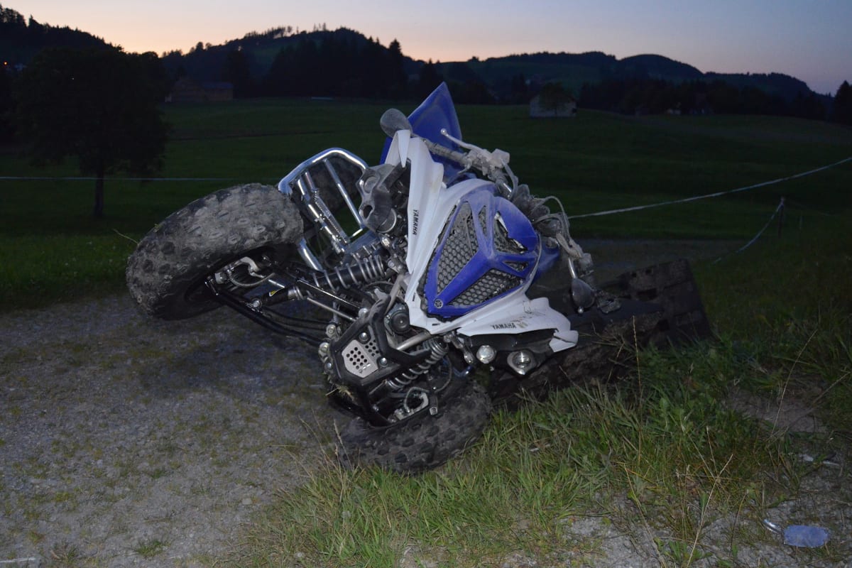 In Waldstatt mit Quad verunglückt
