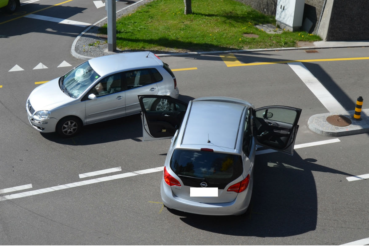 Herisau AR - Kollision trotz funktionierender Ampelanlage