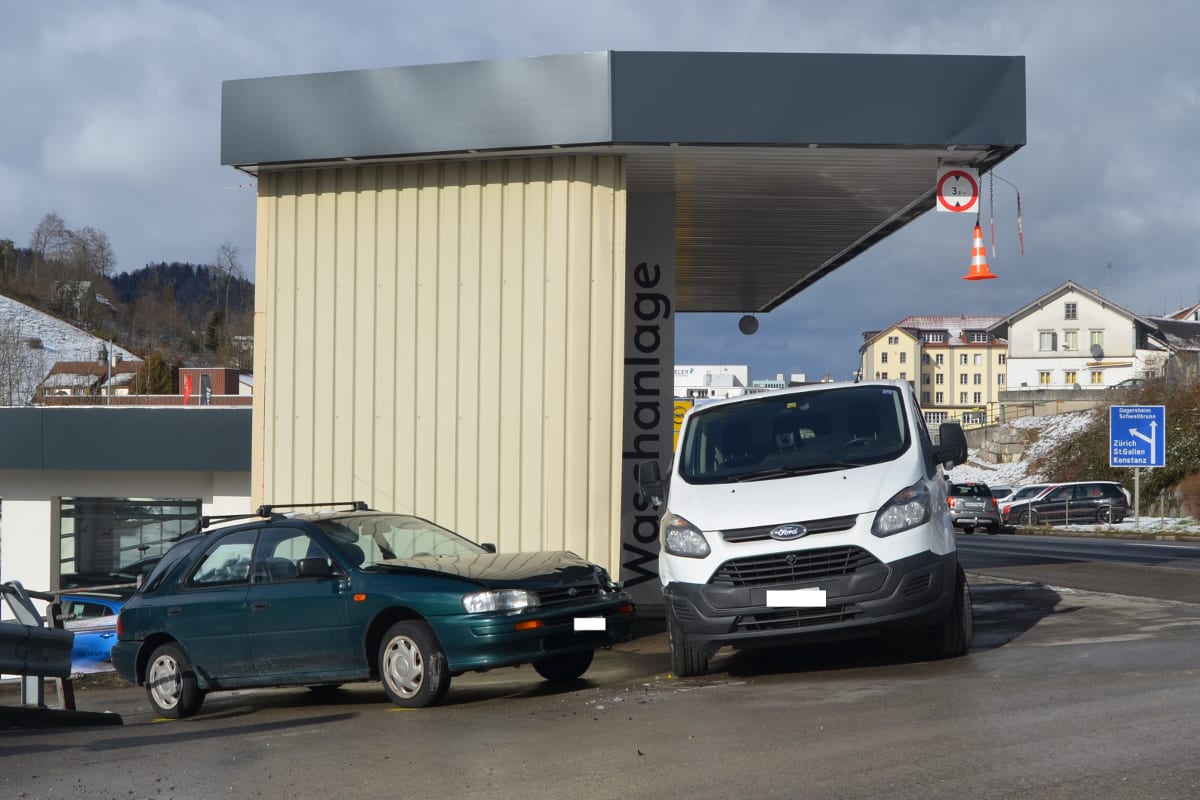 Herisau: Wendemanöver geht schief