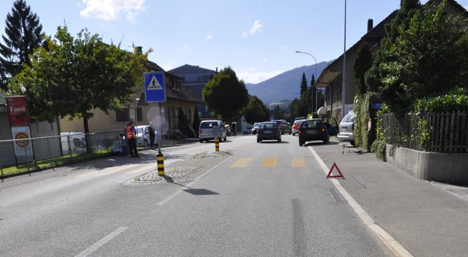 Bellach: Auto erfasst Kind auf Zebrastreifen