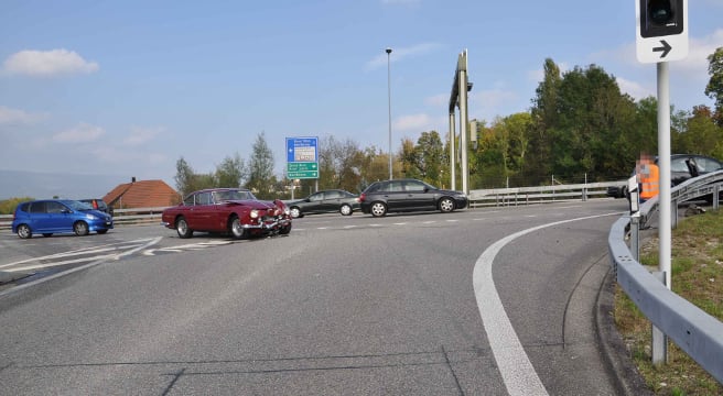 Bei Rot über Ampel gefahren: Unfall in Solothurn
