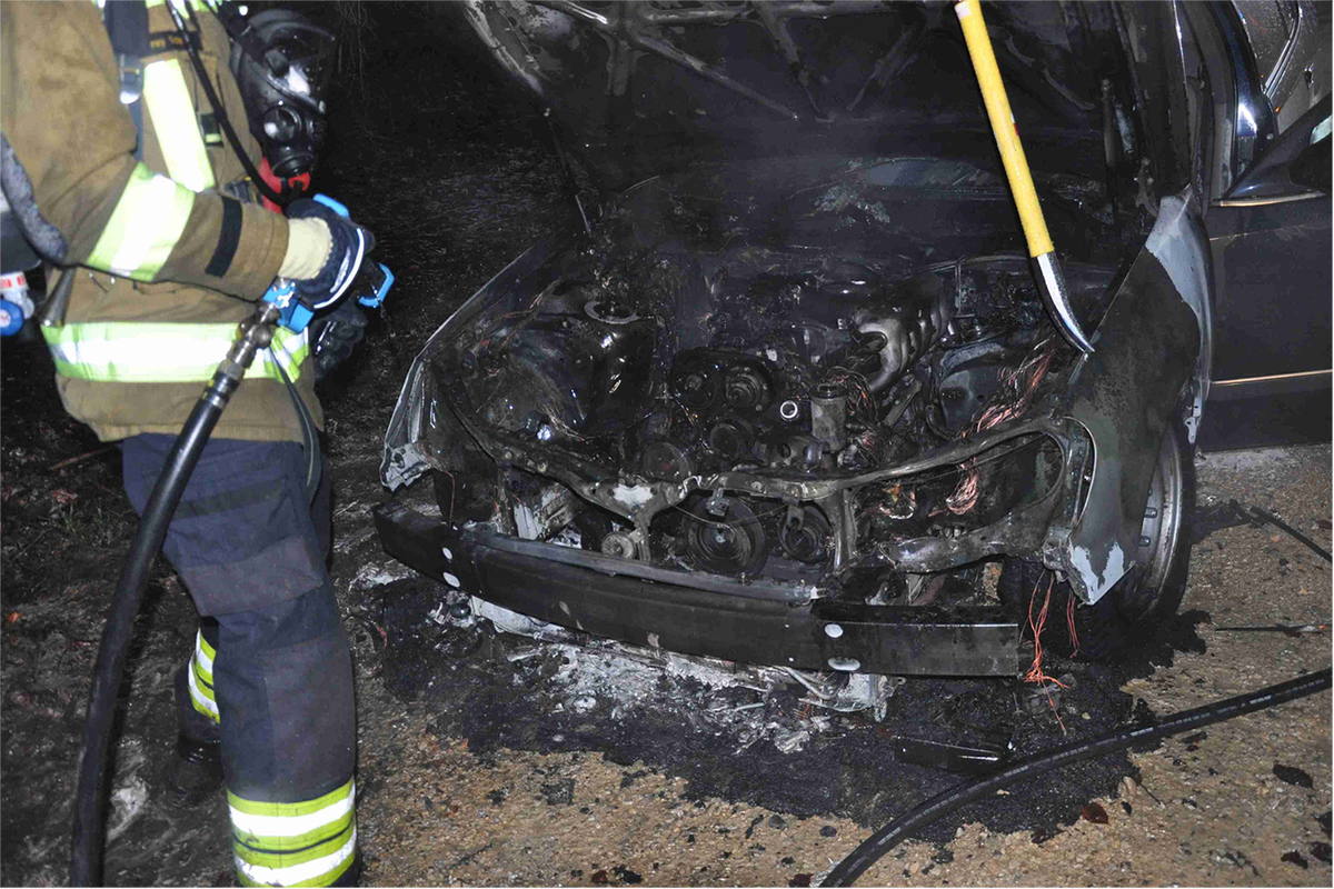 Dornach SO - Auto brannte aus