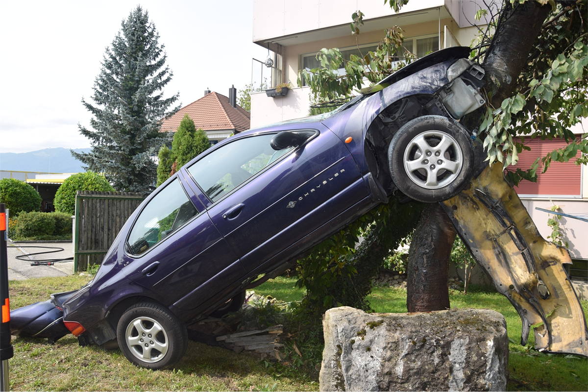 Solothurn SO - Selbstunfall mit Auto 