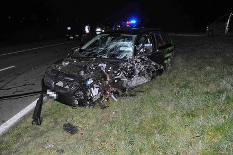 Walterswil SO - Heftiger Frontalcrash wegen Überholmanöver