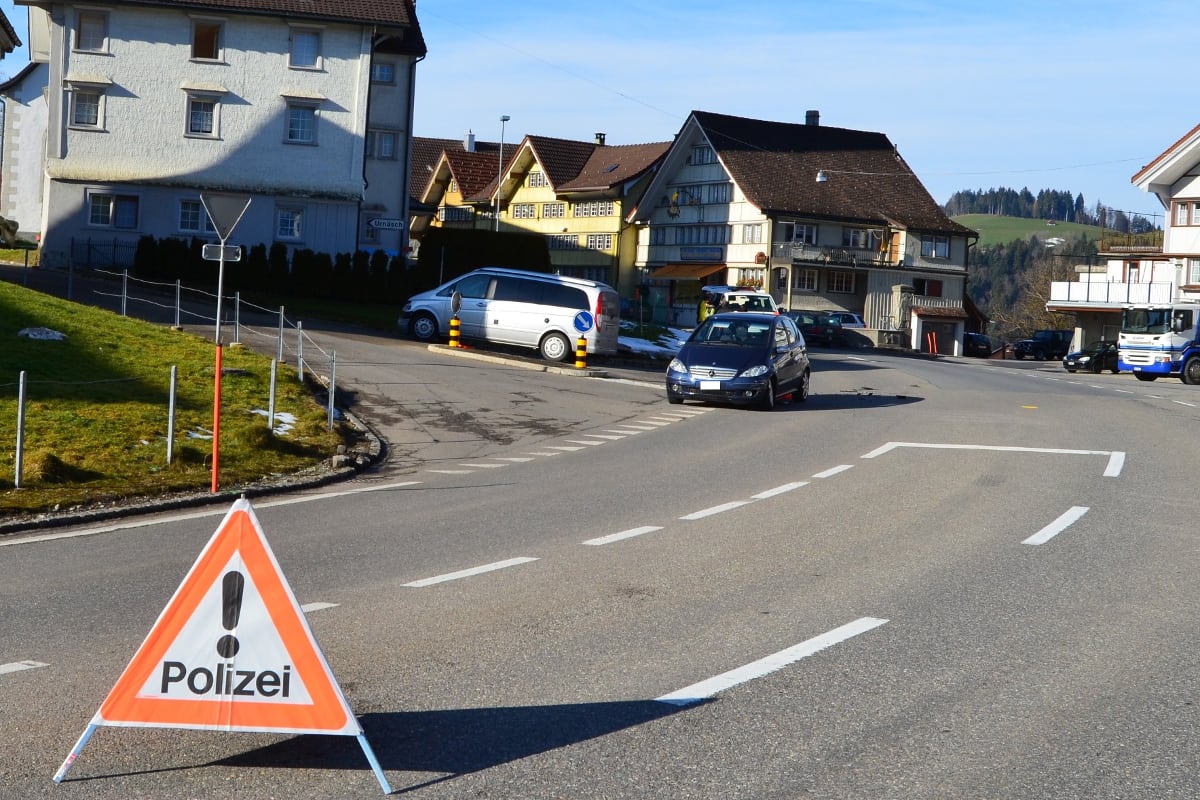 Kollision in Hundwil