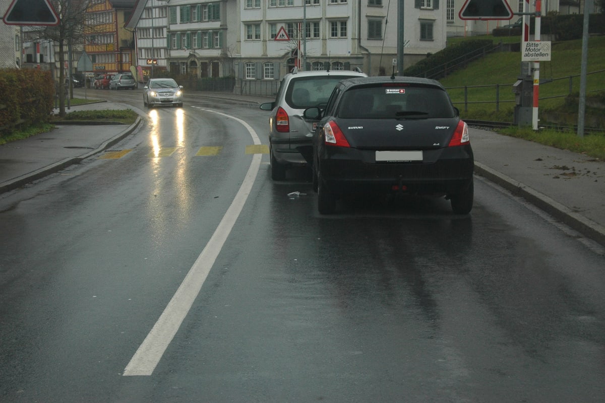 Bühler AR - Ins Heck gefahren