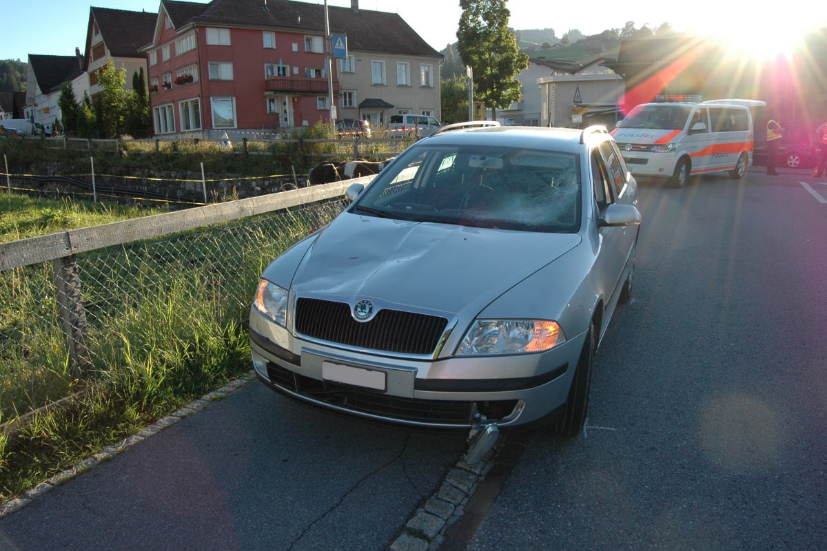 Schwerer Verkehrsunfall in Heiden AR