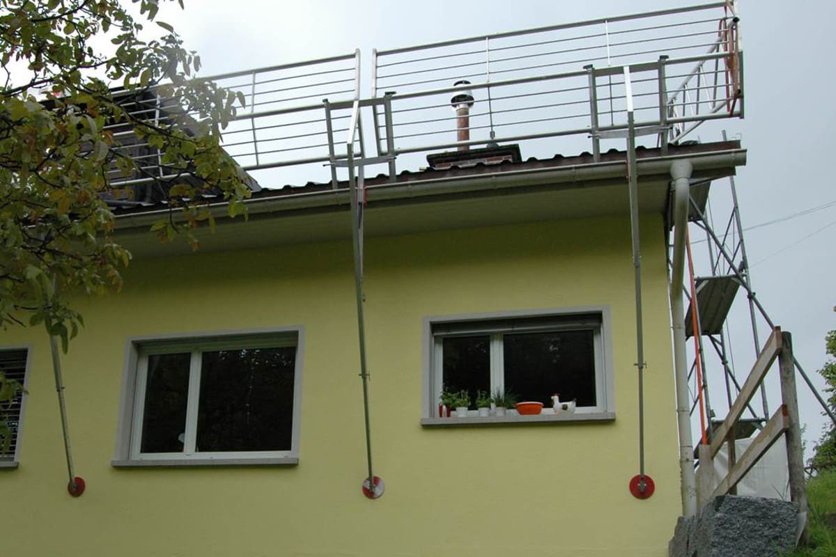 Sturz eines Dachdeckers in Heiden 