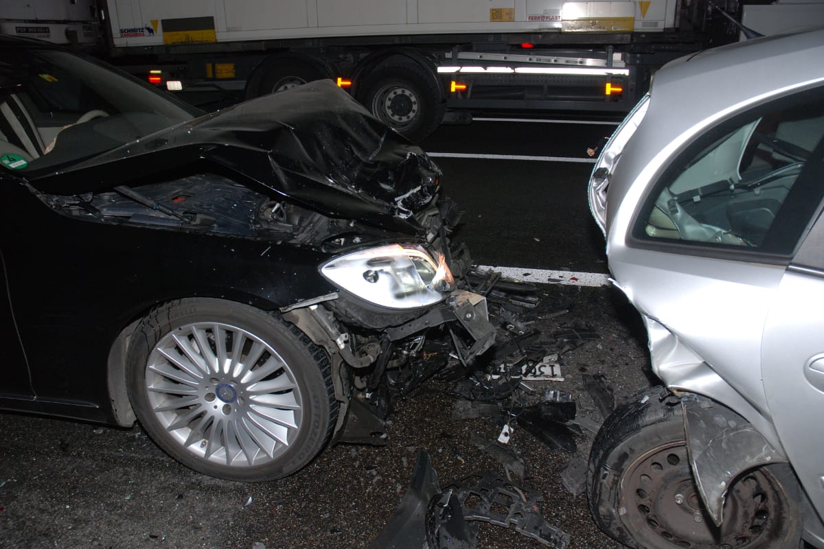 Mehrere Verletzte bei Crash auf der A1 in Gunzgen