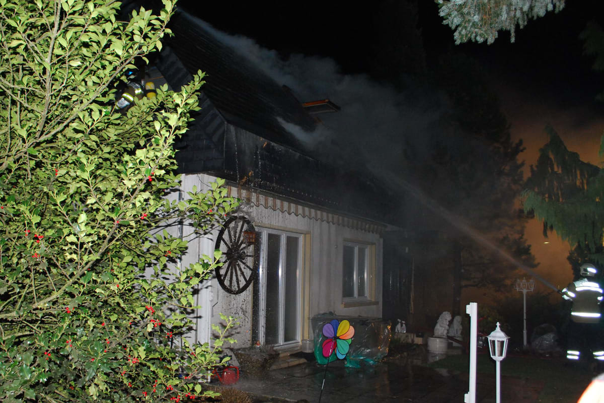 Brand eines Einfamilienhauses in Nunningen 