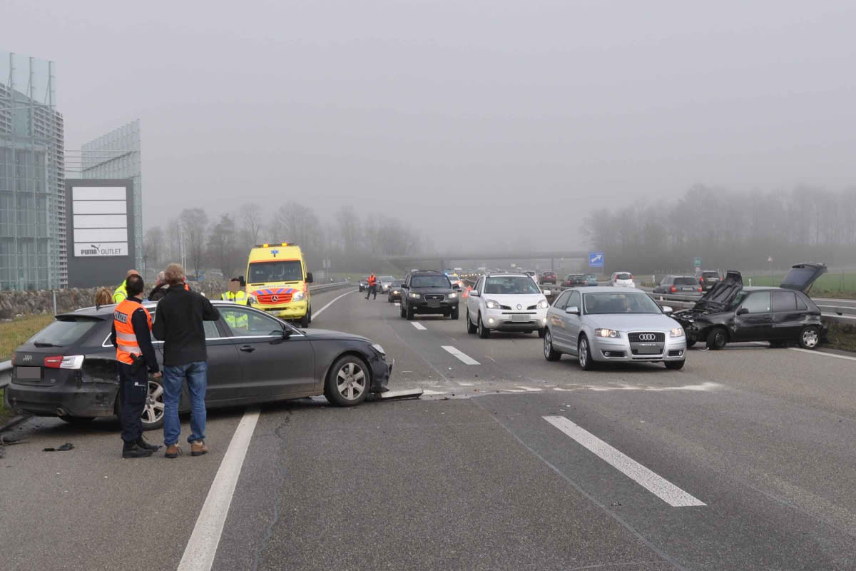 Suff-Crash auf der A1 bei Oensingen