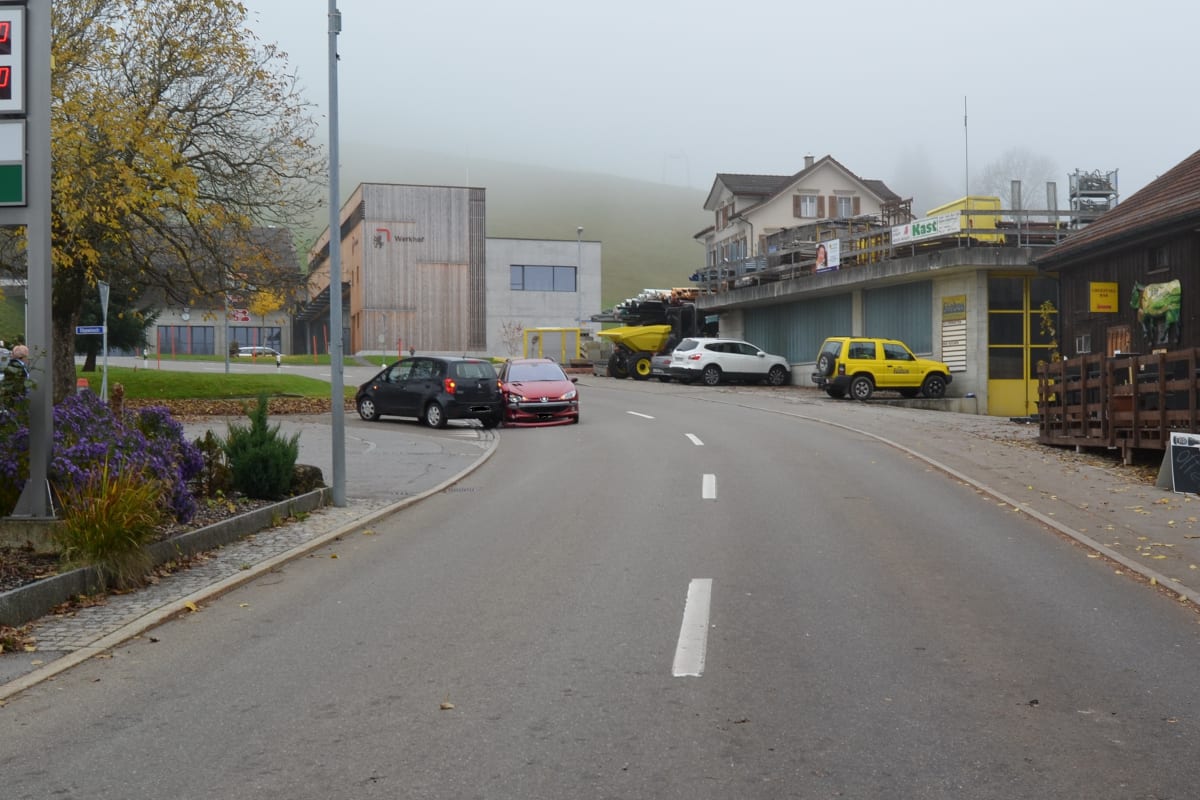 Kollision ohne Verletzte in Heiden