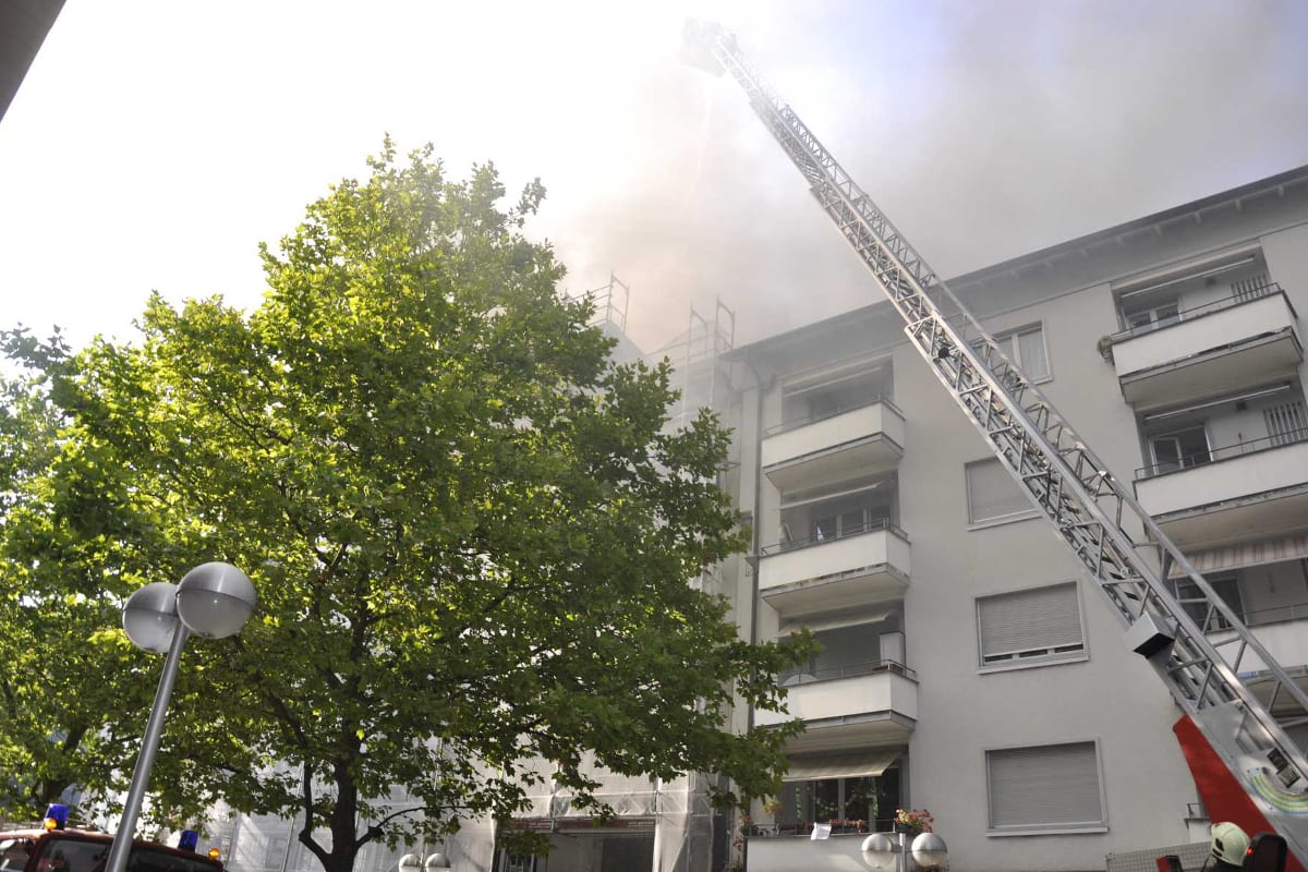 Mehrere Explosionen in Oltner Stadtzentrum