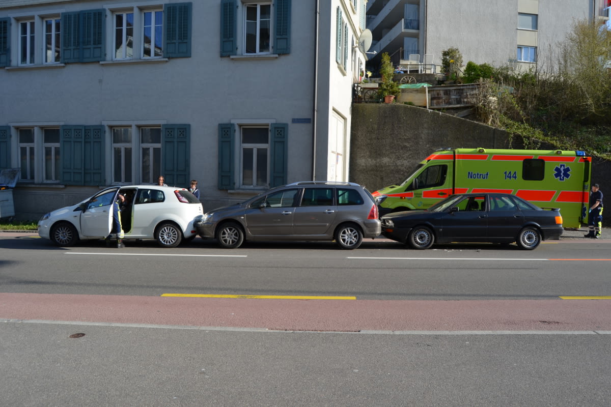 Zwei Verletzte bei Auffahrcrash in Herisau