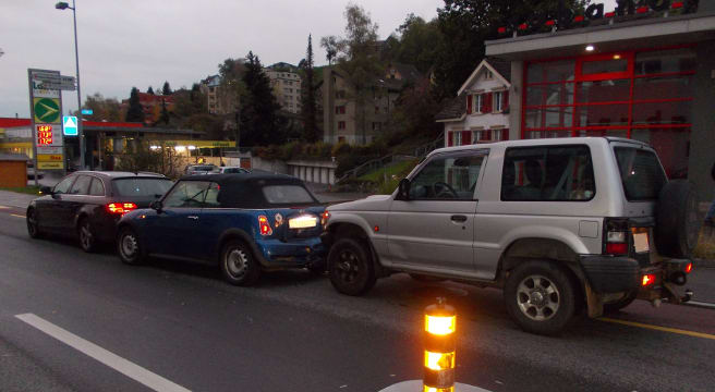 Auffahrcrash in Herisau