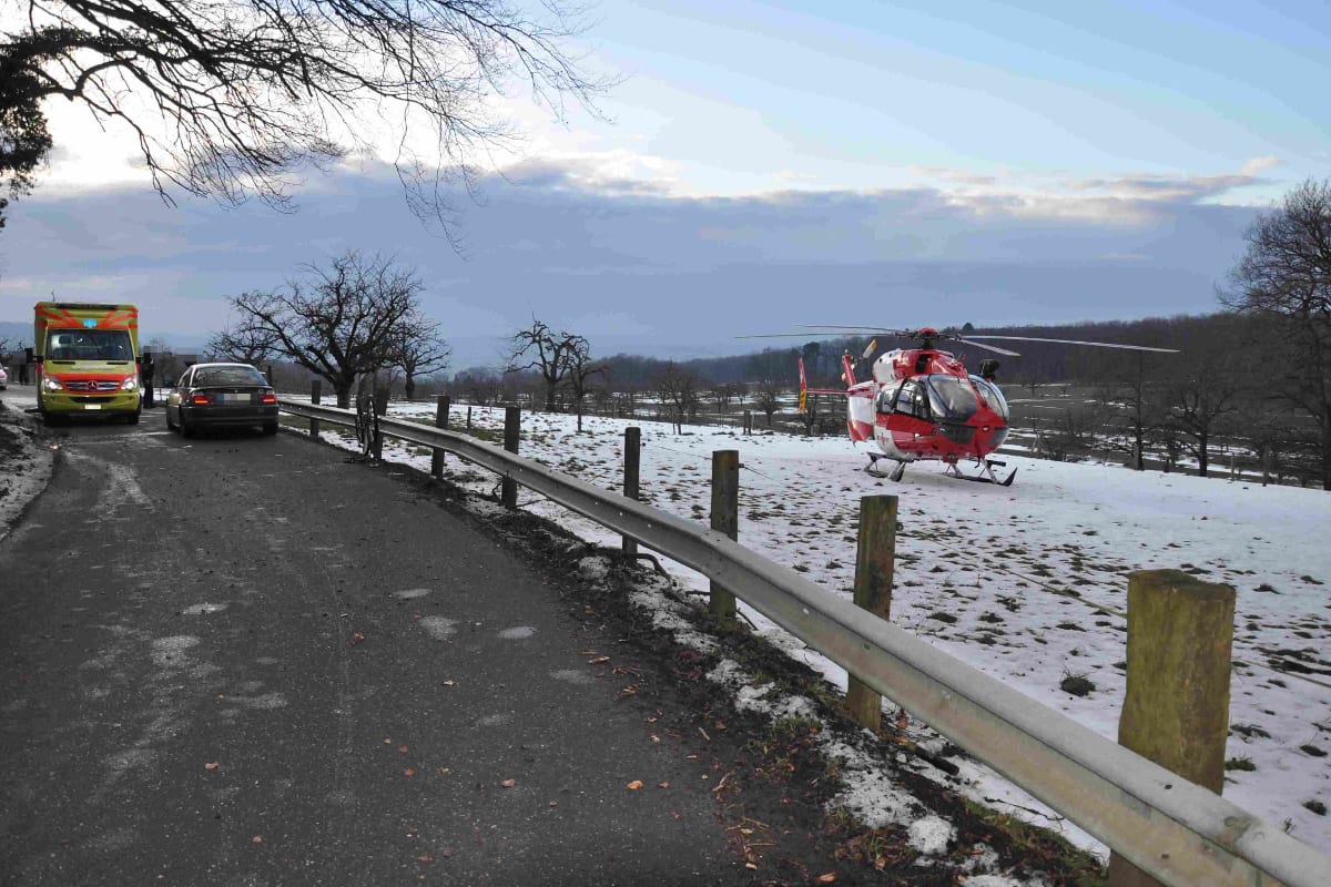 Velofahrer verletzt sich bei Kollision in Gempen schwer