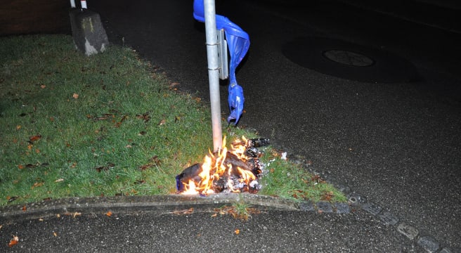 Feuerteufel in Bellach aktiv