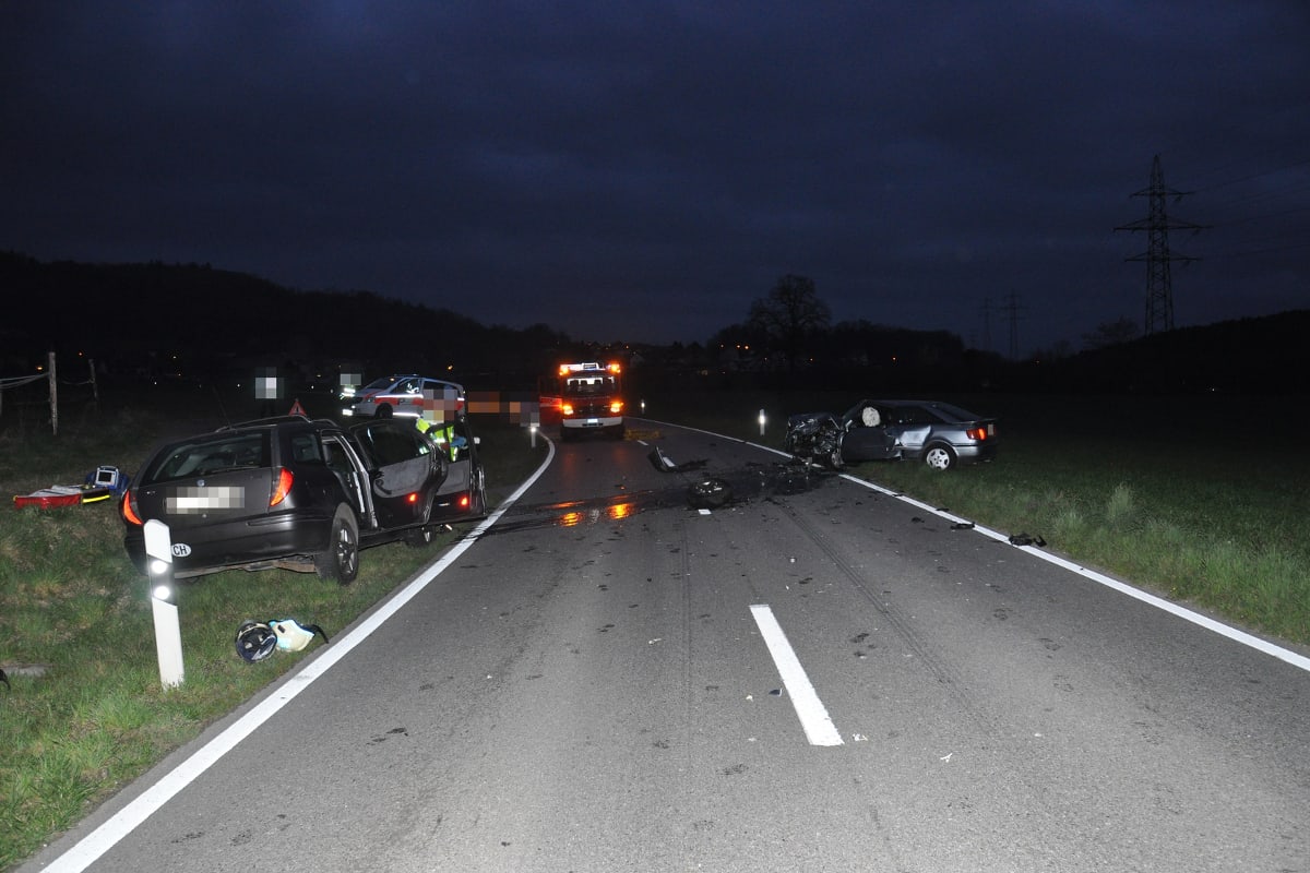 Crash in Walterswil fordert drei Verletzte