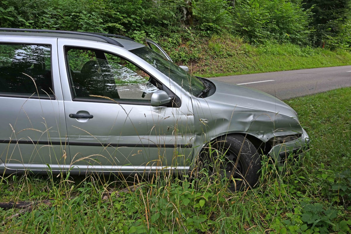 Hallau SH – Unfall mit gestohlenem Auto – Zwei Männer gesucht
