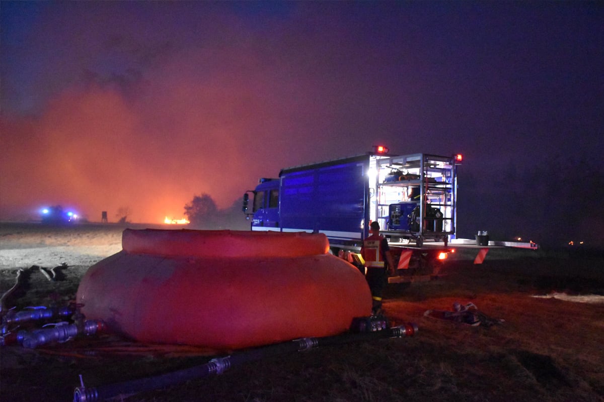 Gohrischheide SN / Gösselsdorf TH – THW unterstützt mit über 100 Kräften bei Waldbränden