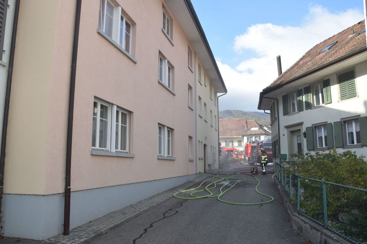 Mümliswil SO - Wohnung nach Brand unbewohnbar