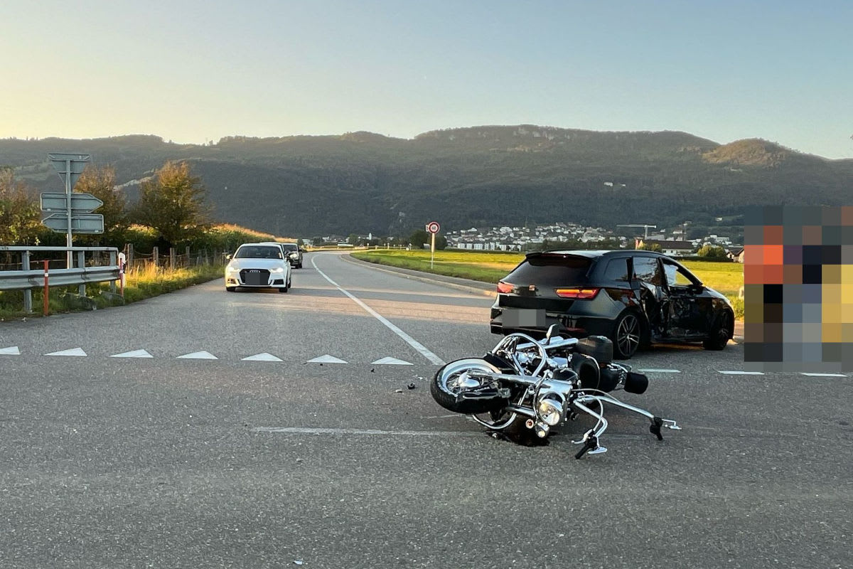 Neuendorf SO – Motorradfahrer bei Unfall mit Auto schwer verletzt