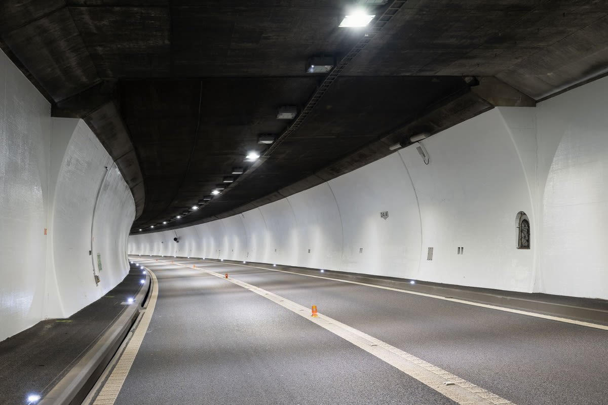 A18 Tunnel Eggflue – Tempo 60 wird auf 80 km/h angehoben