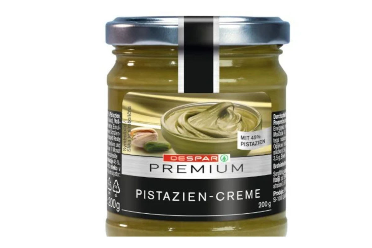 Rückruf – DESPAR Pistaziencreme wegen mikrobiologischer Verunreinigung 