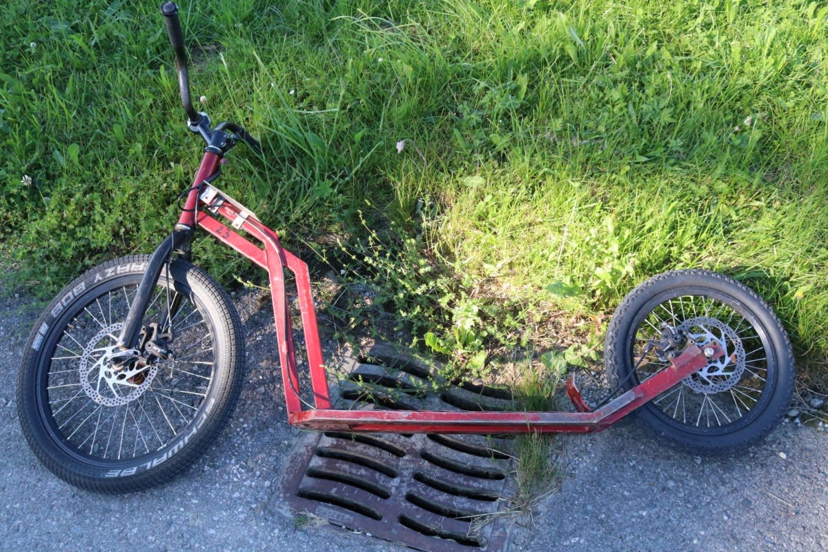 Brülisau AI - 54-jähriger Mann verunfallt mit Trottinett