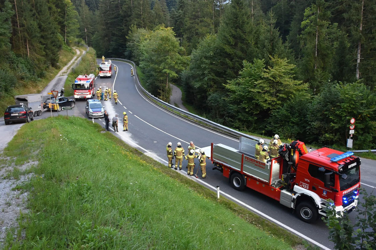 Abtenau S – Motorradlenker bei Unfall verletzt