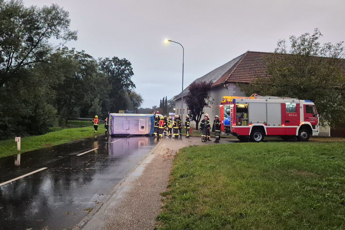 Mitterkirchen – Kurioser Unfall nach Blitzeinschlag