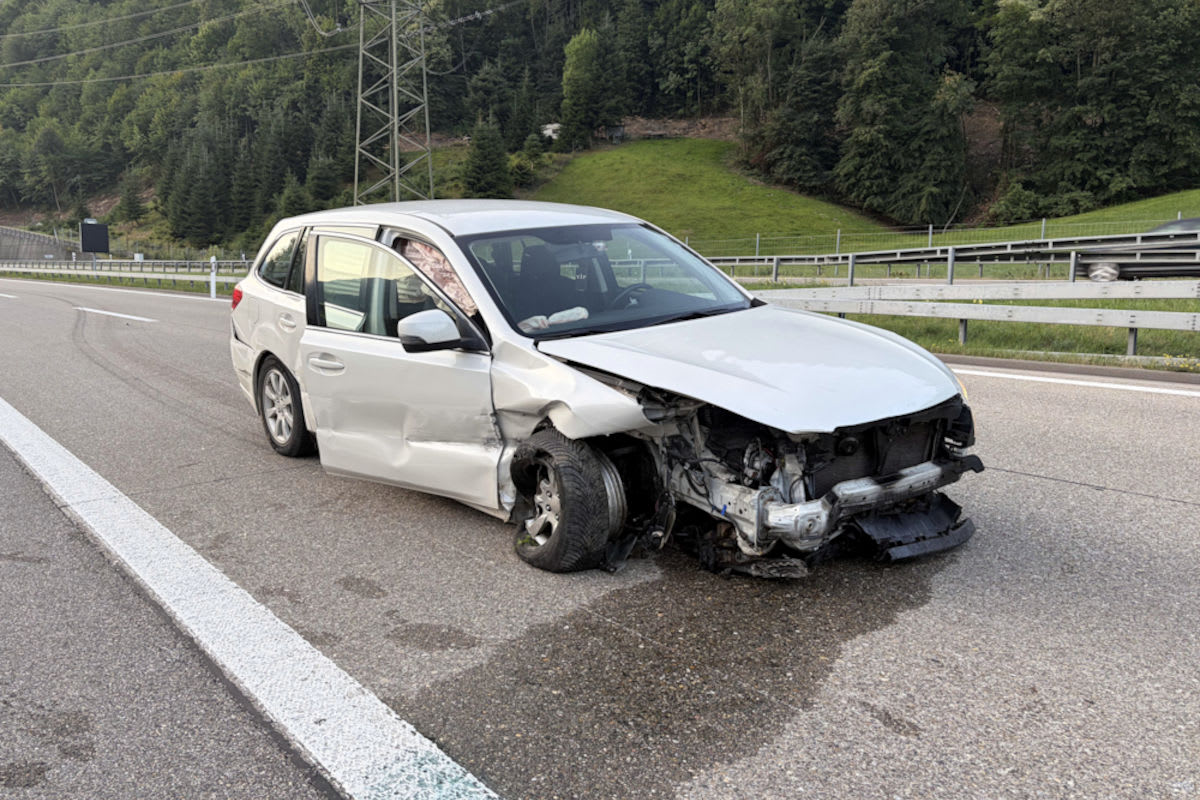 Mols SG – Unfall auf der A3 nach Sekundenschlaf