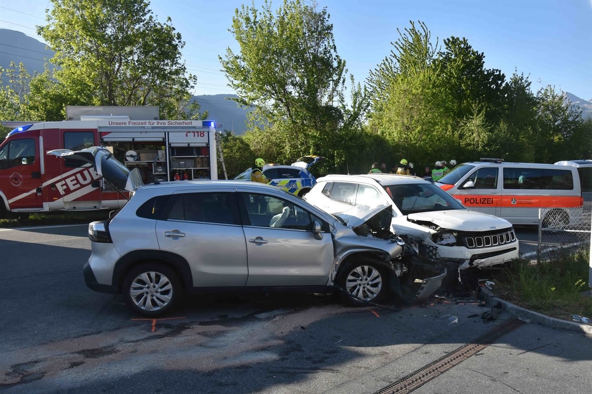 Zizers GR – Drei Verletzte bei Unfall